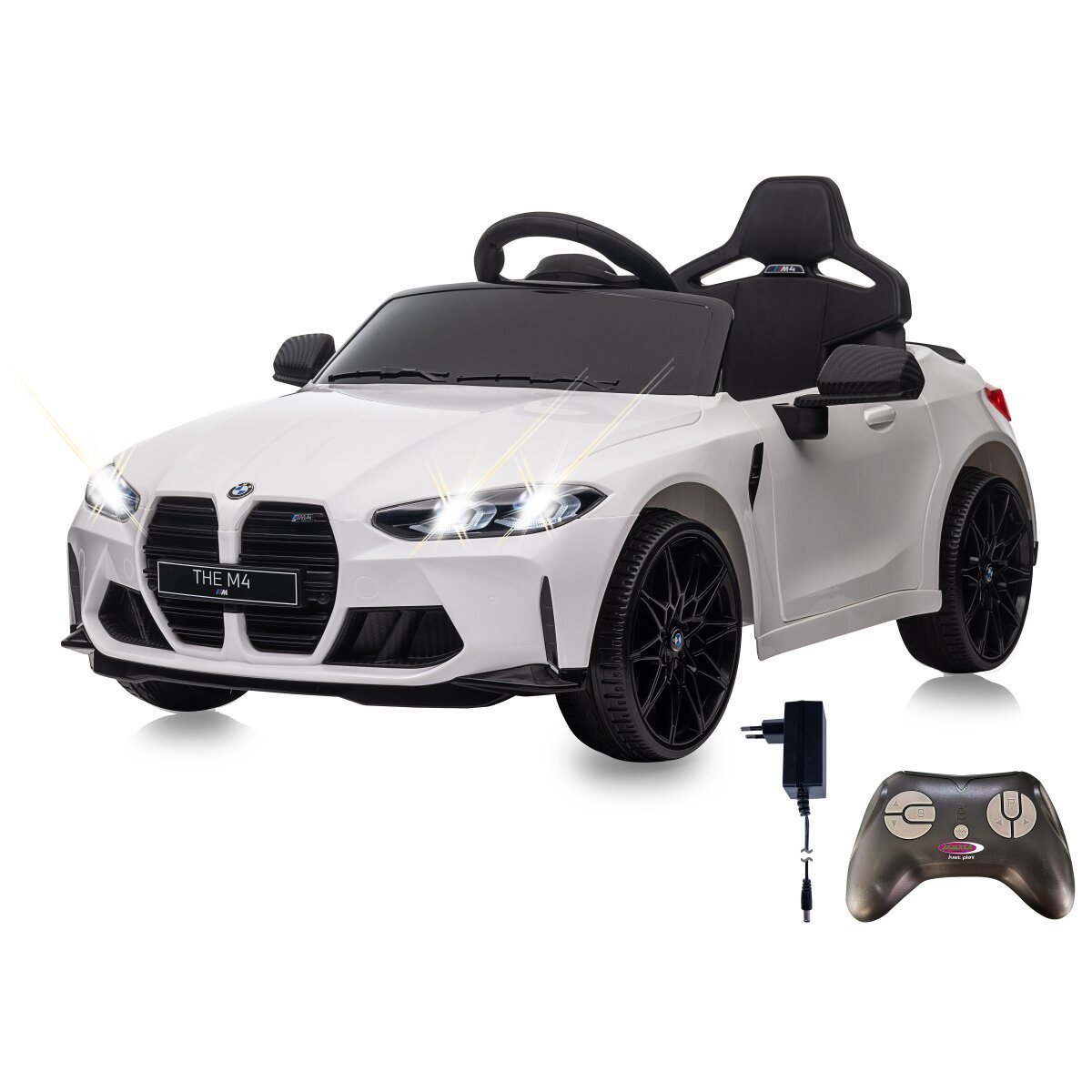 JAMARA Ride-on BMW M4 weiß 2,4GHz Li-Power 12.6 ab 3 Jahren