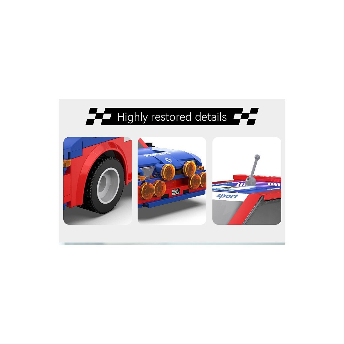 JAMARA CaDA Renault 5 Maxi Turbo 1:20 2,4GHz Bricks ab 6 Jahren