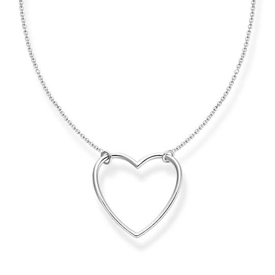 Thomas, Sabo, Kette, Herz, Silber, Länge, 45, Cm, Zubehor, Schmuck, Halskette