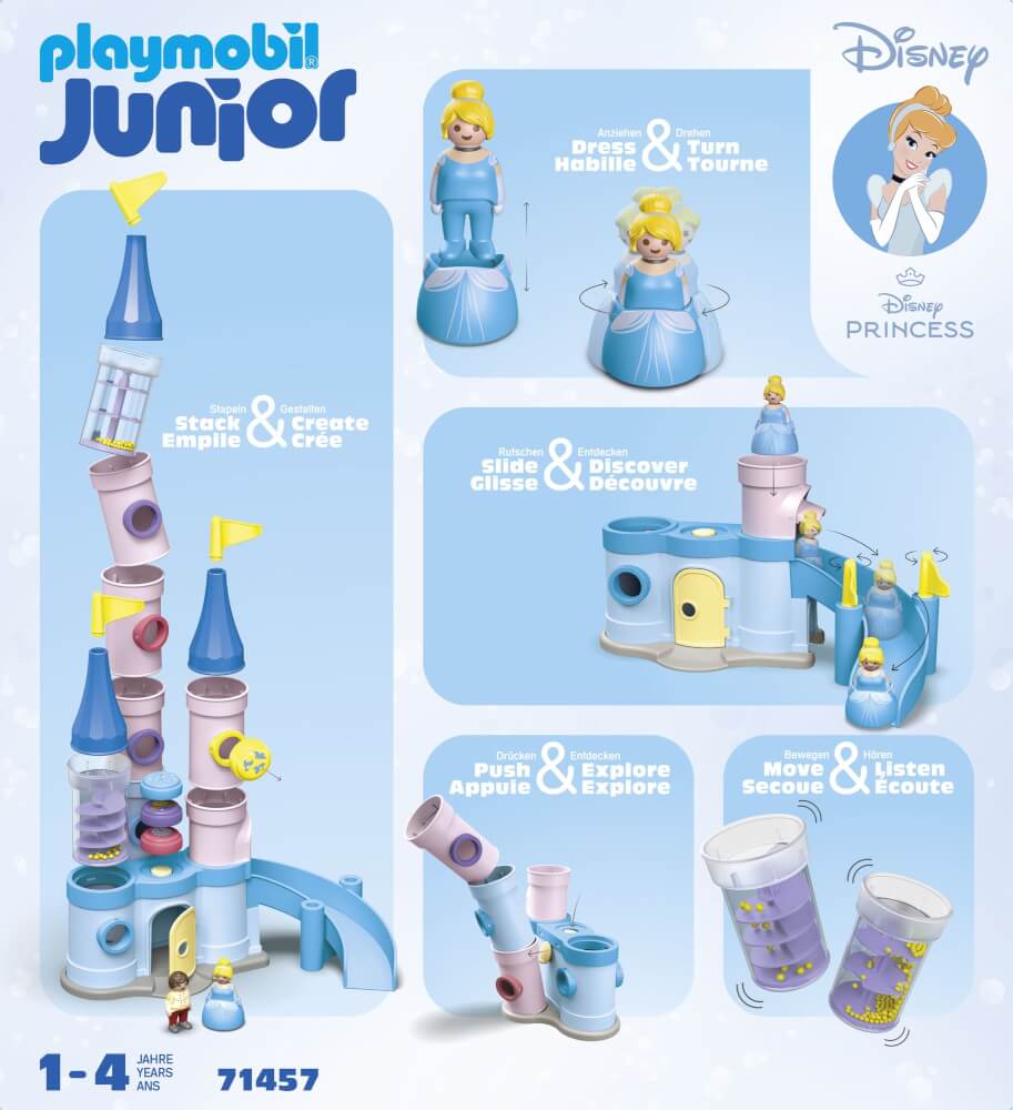 PLAYMOBIL 71457 Junior & Disney: Cinderellas Schloss