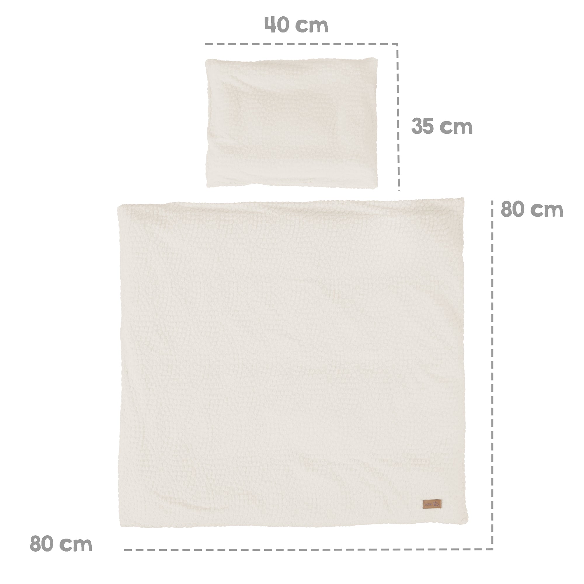 Roba 314090G281 Wiegenset 2-tlg 'Seashells' oyster neutral weiß – Bettwäschen - Bild 7 Roba 314090G281 Wiegenset 2-tlg 'Seashells' oyster neutral weiß – Bettwäschen - Produktbild 7