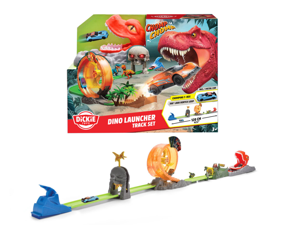 Dickie Toys Dino Launcher Track Set Dickie Toys Dino Launcher Track Set