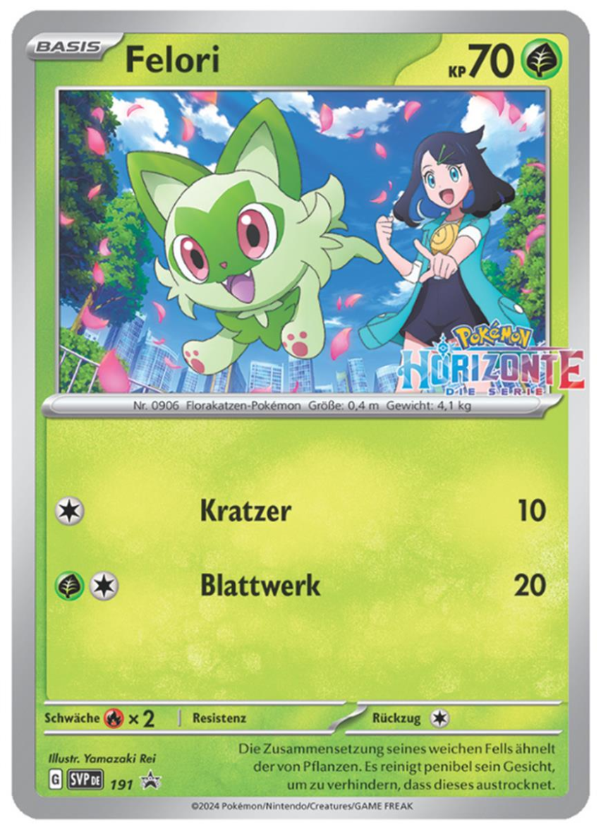 Pokémon Horizonte Promokarte Felori Pokémon Horizonte Promokarte Felori