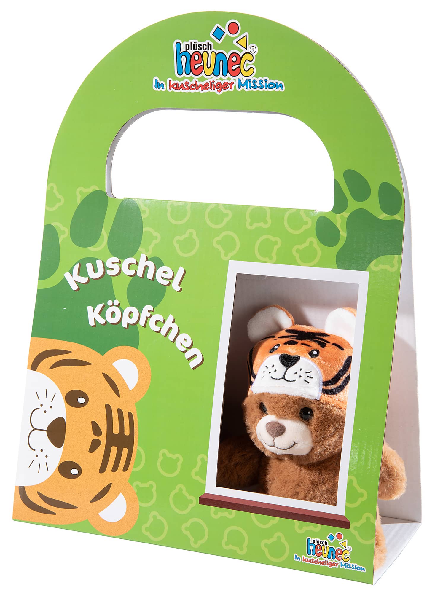 KUSCHELKÖPFCHEN Bär mit Tigermütze 2