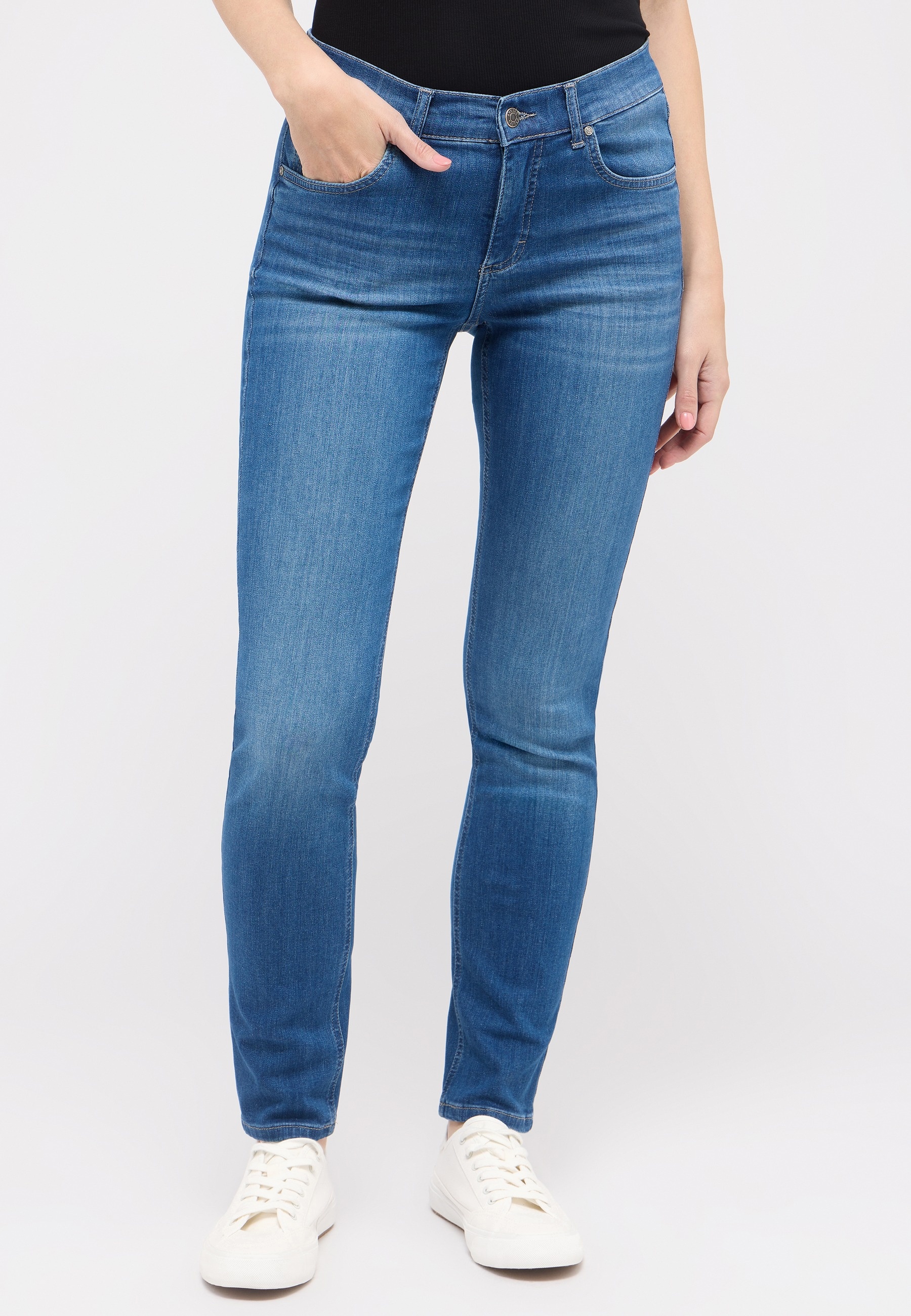 ANGELS 346340030 Damen Jeans Cici Slim Fit - Blau - 1