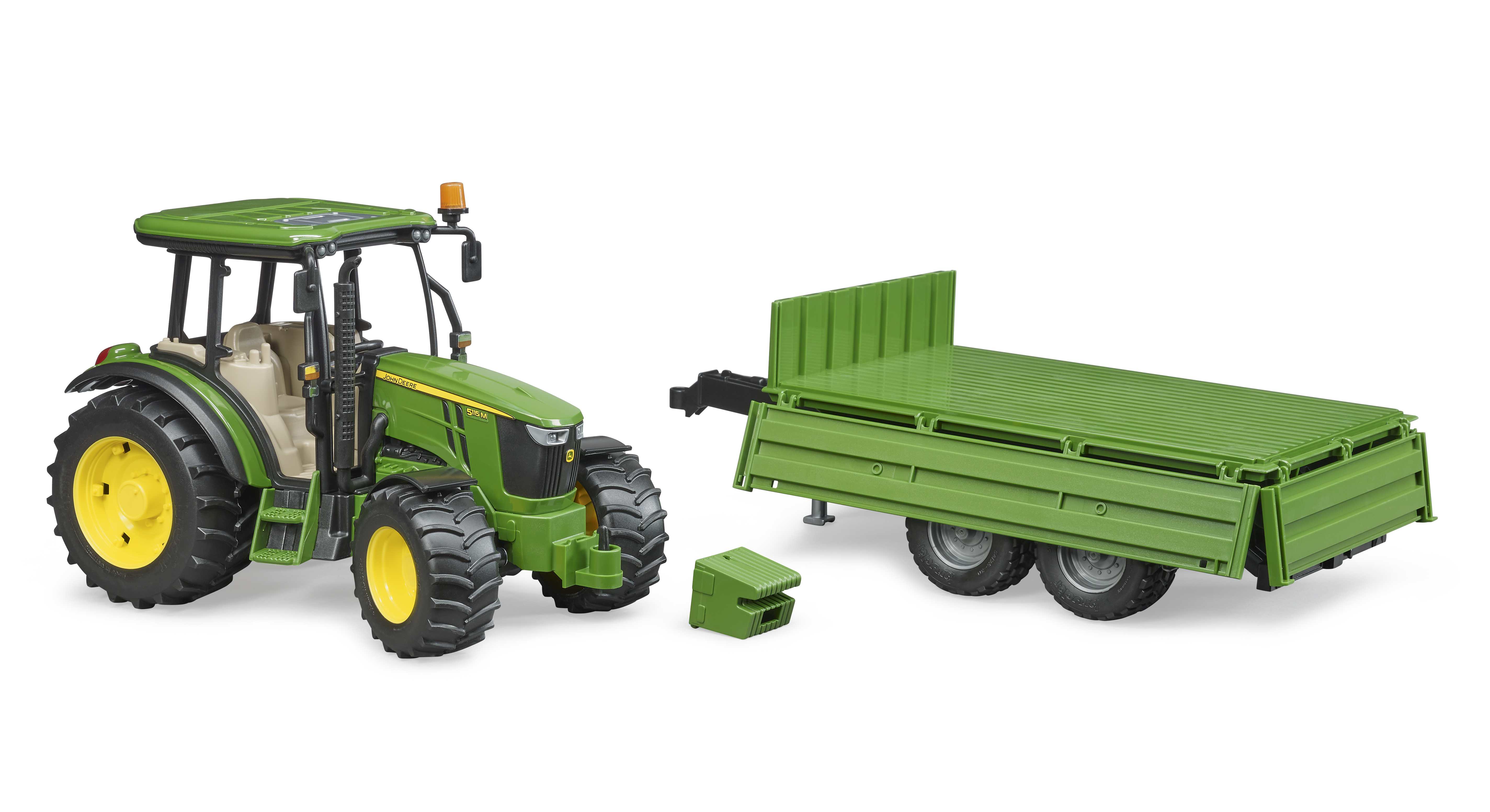 BRUDER 02108 - John Deere 5115 M mit Bordwandanhänger - Bild 4 BRUDER 02108 - John Deere 5115 M mit Bordwandanhänger - Bild 4