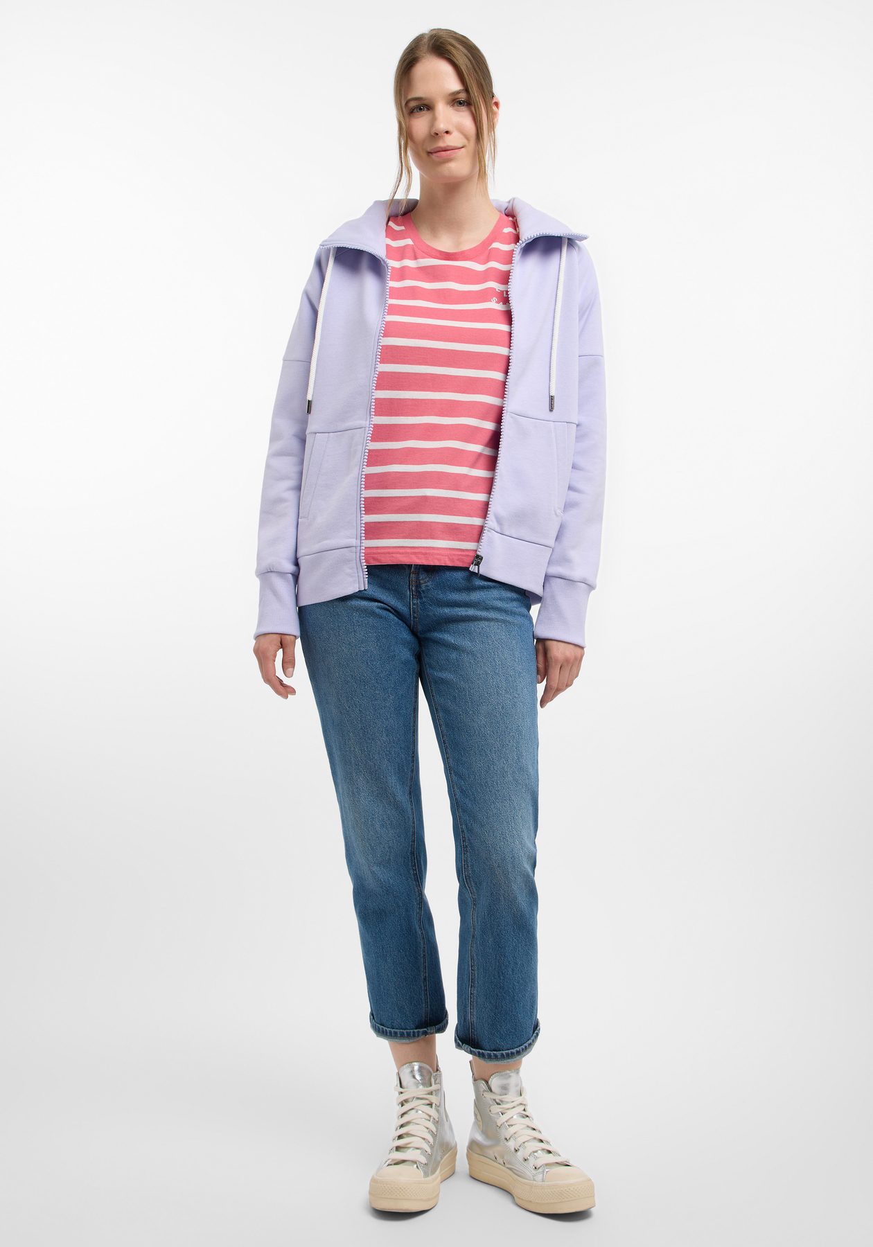 Elbsand Ainele Sweatjacke in Hellpurple Elbsand Ainele Sweatjacke in Hellpurple