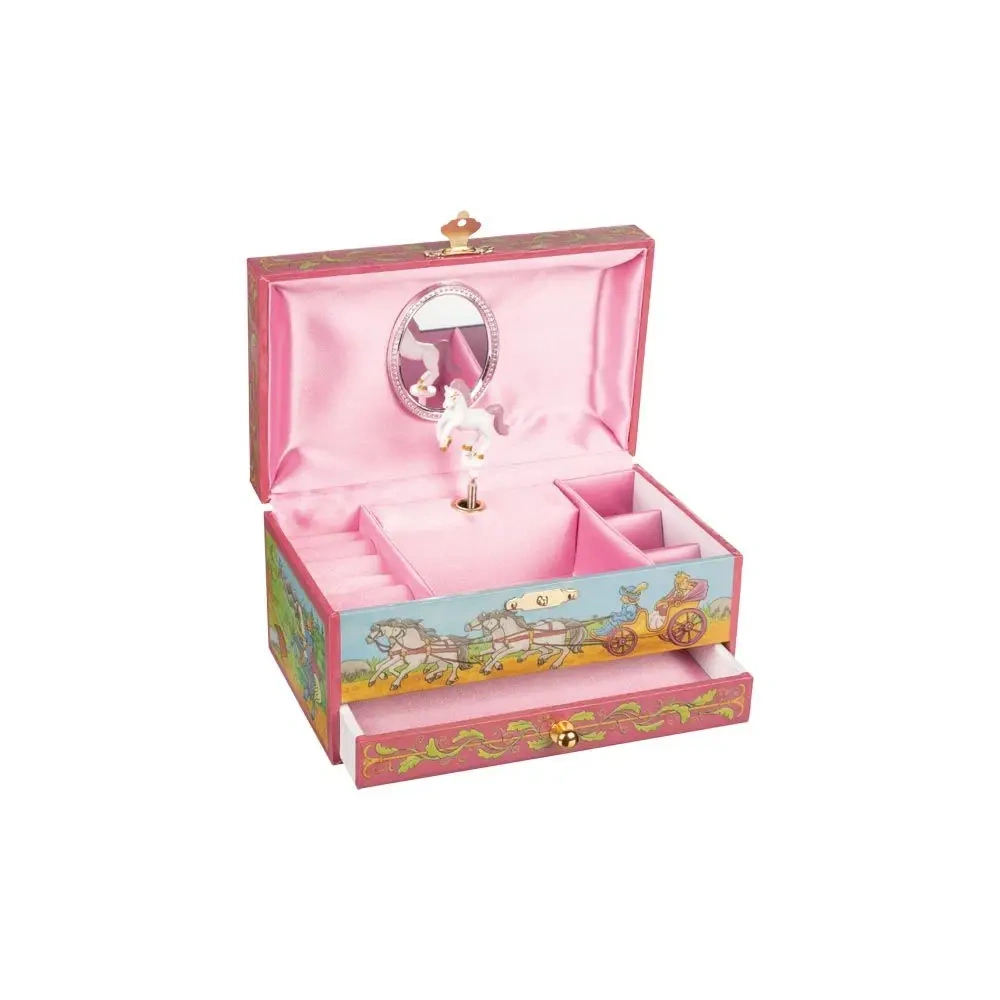 goki Musikspieldose „Pferd“ mit Schublade - Melodie: Schwanensee, 19,3 × 11 × 9,8 cm goki Musikspieldose „Pferd“ mit Schublade - Melodie: Schwanensee, 19,3 × 11 × 9,8 cm