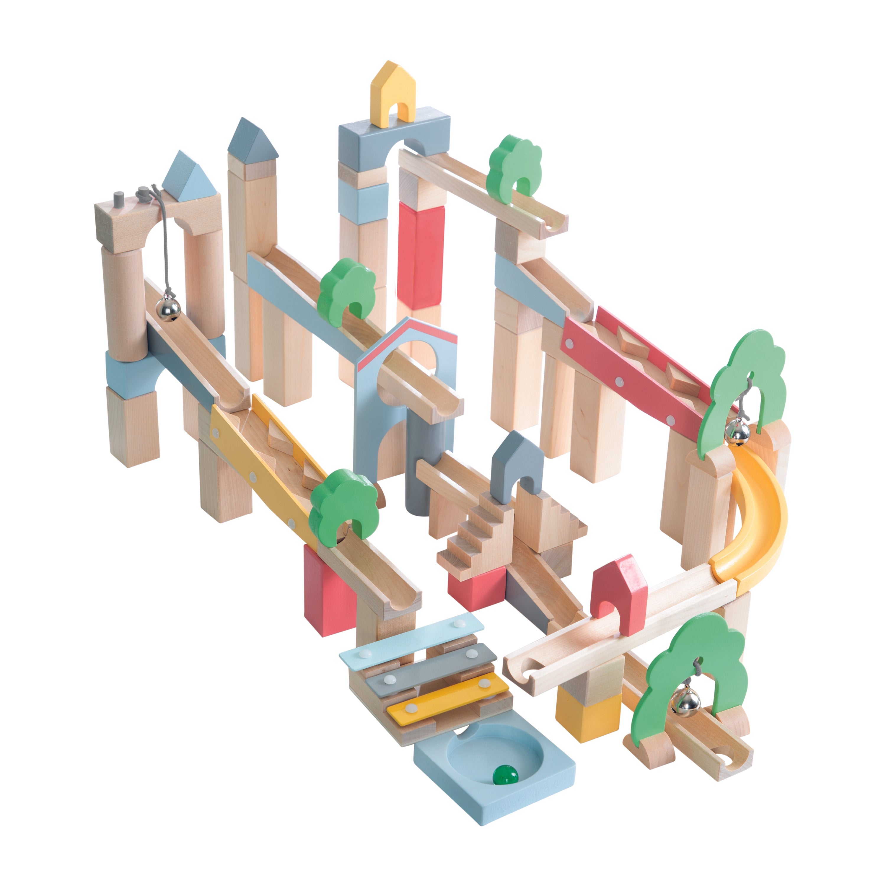 Roba 69645 Kugelbahn 80-teilig bunt – Motorik & Lernen - bunt - Motorik & Lernen - Produktbild 1