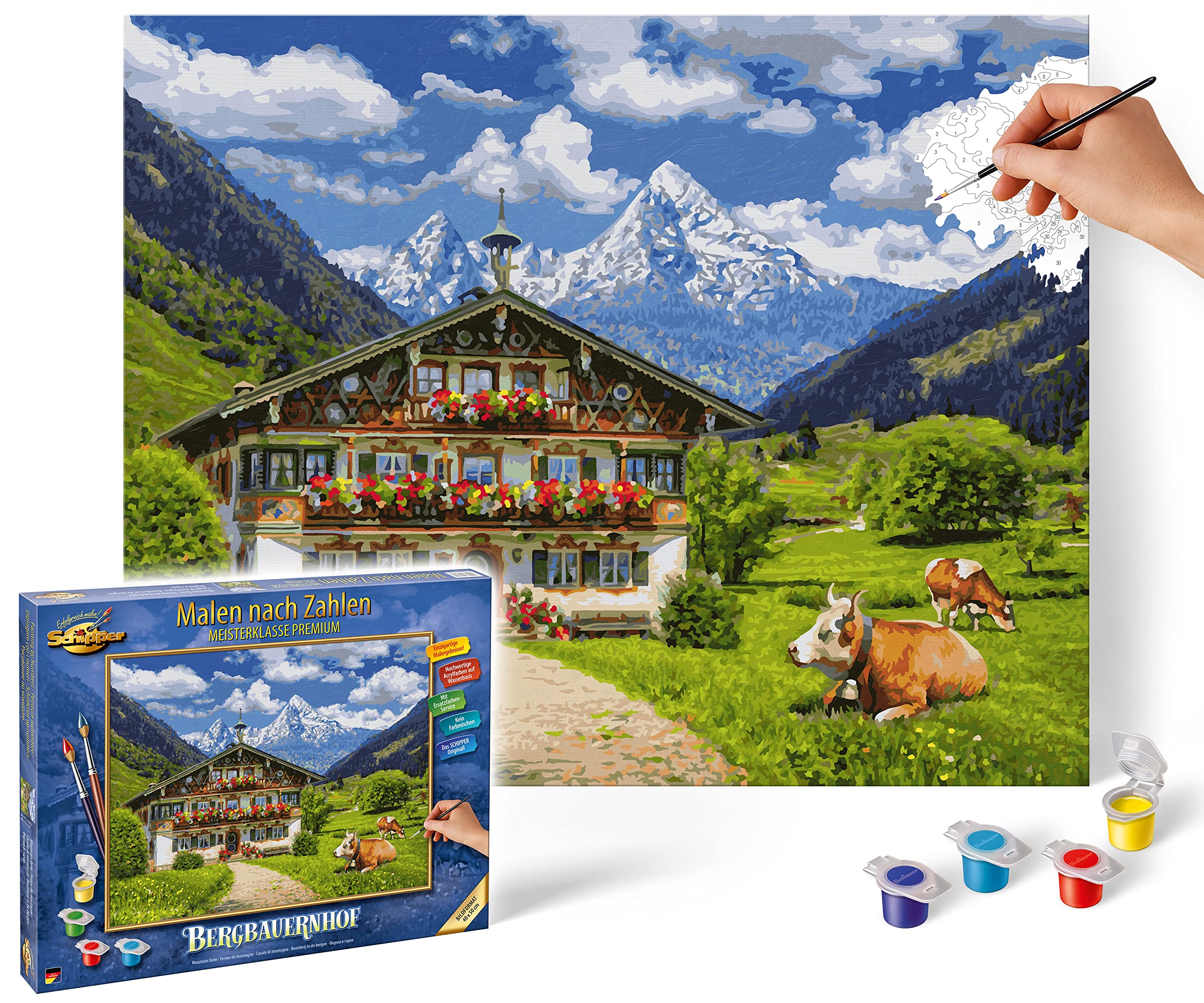Draußen, Gipfel, Kuh, Weide, Grünland