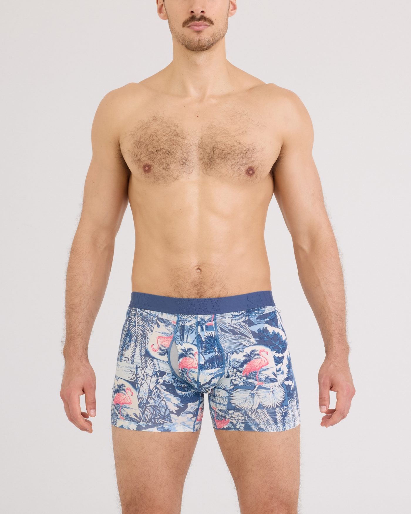 SAXX Boxershort DropTemp Cooling Cotton - Blau / Weiss SAXX Boxershort DropTemp Cooling Cotton - Blau / Weiss