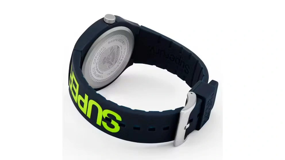 Superdry SYG189UN - Herrenarmbanduhr „Urban Navy/Green“, 43 mm, Silikon Superdry SYG189UN - Herrenarmbanduhr „Urban Navy/Green“, 43 mm, Silikon