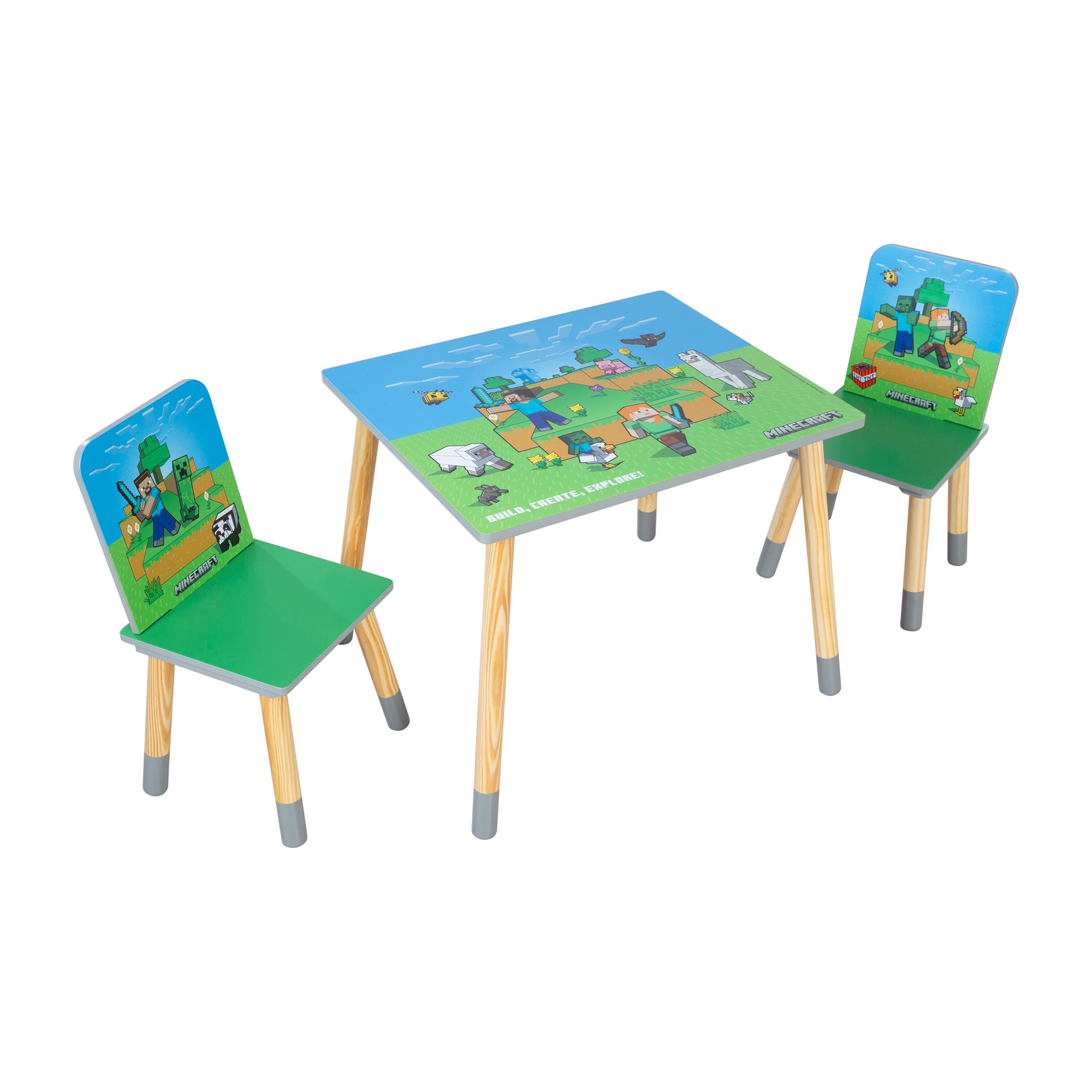 Roba 450019MC SITZGRUPPEN-SET, 1 TISCH MIT 2 STÜHLEN – Spielmöbel - Produktbild 6