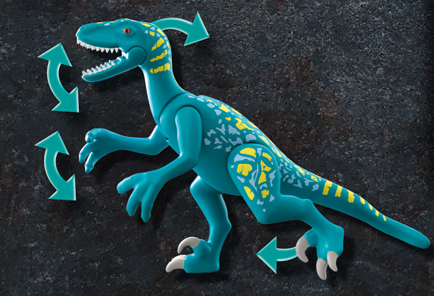 PLAYMOBIL 70629 Uncle Rob: Aufrüstung zum Kampf Tier, Dinosaurier, Reptil