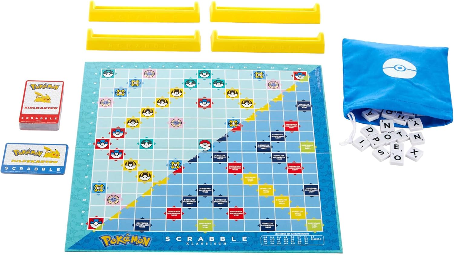 Scrabble Pokemon Das ultimative Wortspiel für Pokemon-Fans Deutsch HXT28 Scrabble Pokémon - Das ultimative Wortspiel für Pokémon-Fans (Deutsch) HXT28