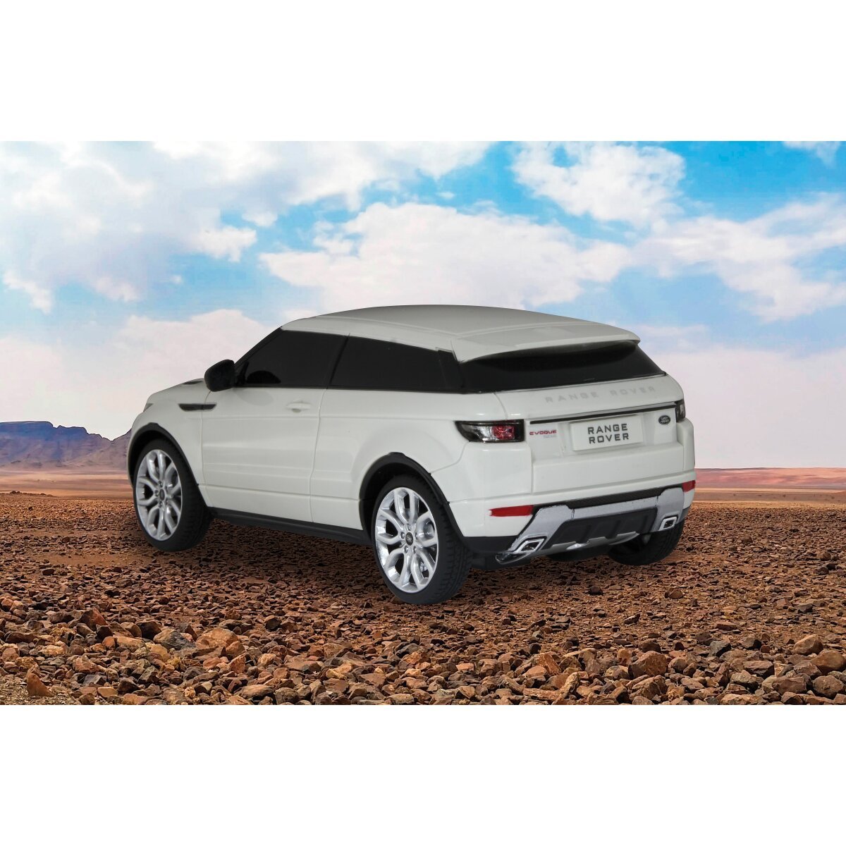JAMARA Range Rover Evoque 1:24 weiss 2,4GHz ab 6 Jahren JAMARA Range Rover Evoque 1:24 weiss 2,4GHz ab 6 Jahren