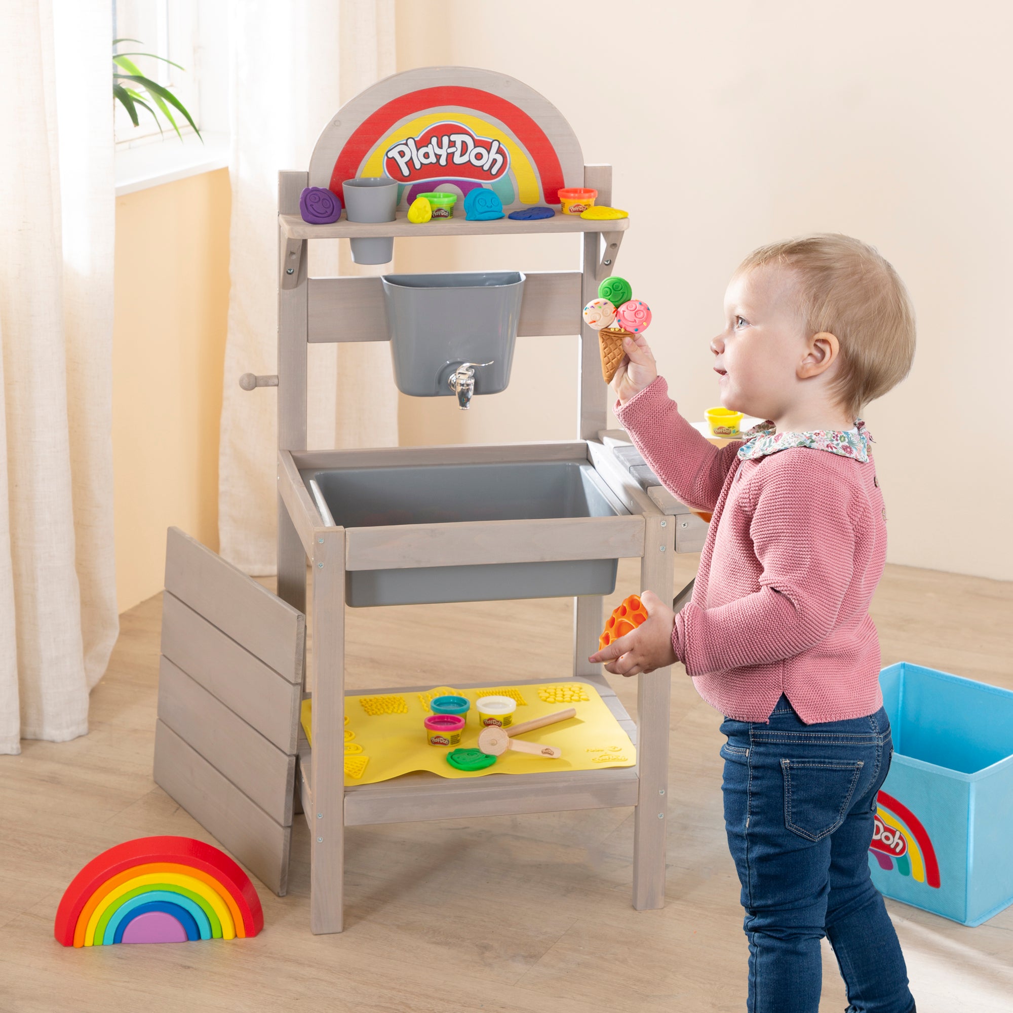 Roba 457047PD1ZU Matschküche roba x Play-Doh grau – Outdoor FSC - Bild 13 Roba 457047PD1ZU Matschküche roba x Play-Doh grau – Outdoor FSC - Produktbild 13