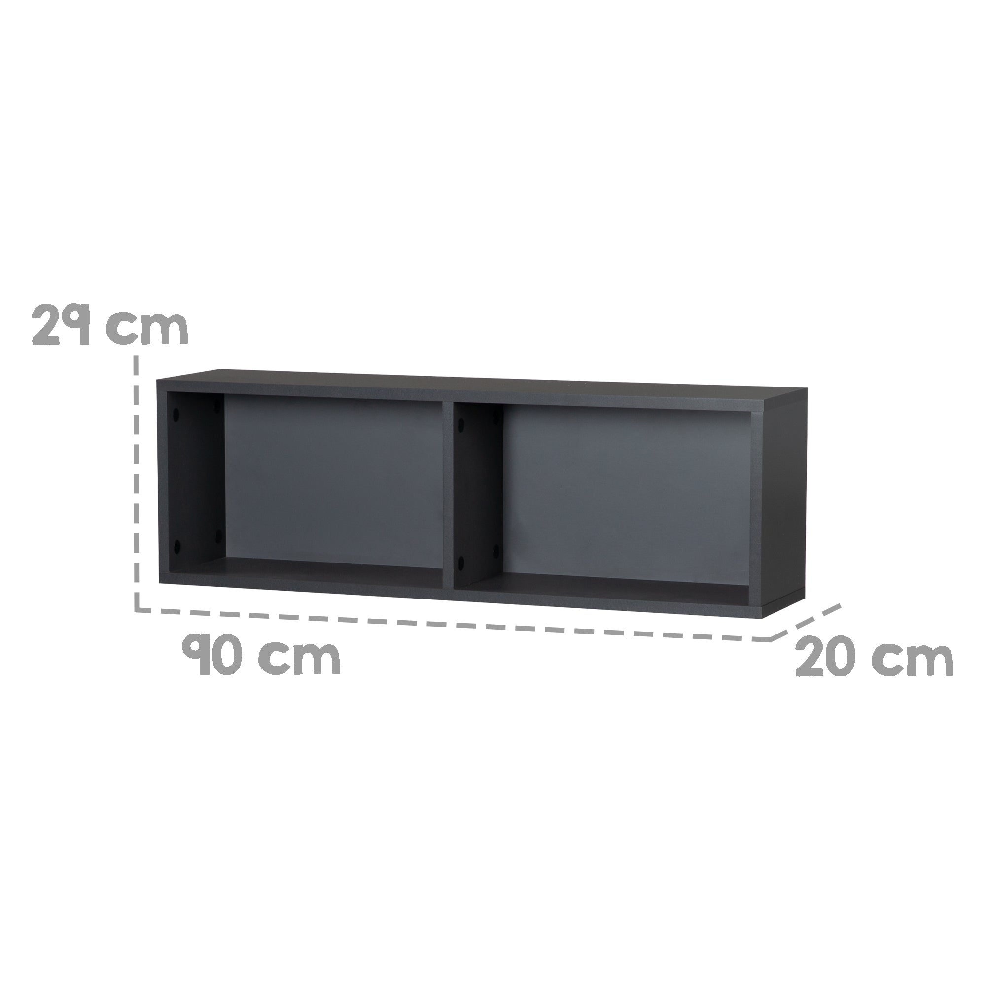 Roba 10055AN Universalwandregal Universal anthrazit - Bild 3 Roba 10055AN Universalwandregal Universal anthrazit - Produktbild 3