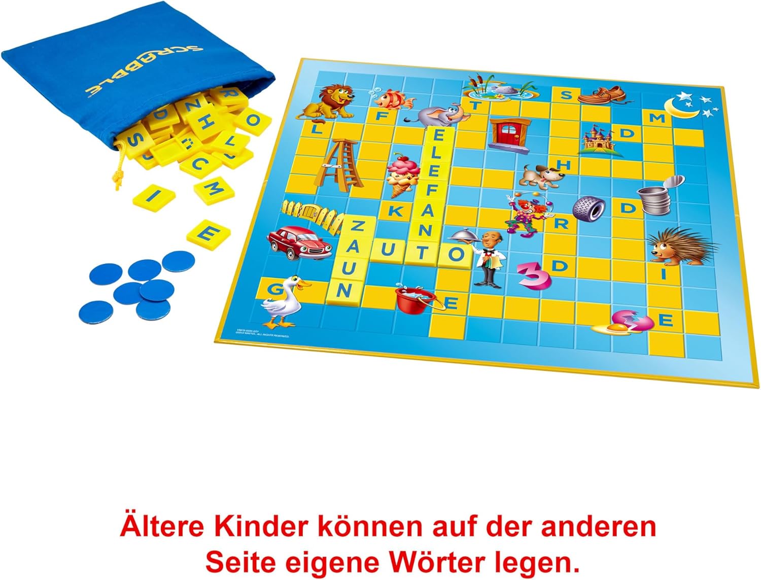 Scrabble Junior – Das Lernspiel für Kinder (Y9670)