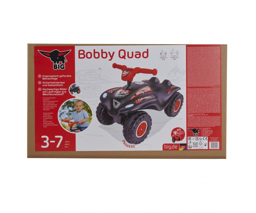 BIG Bobby Car Quad Racing Rot 800056413