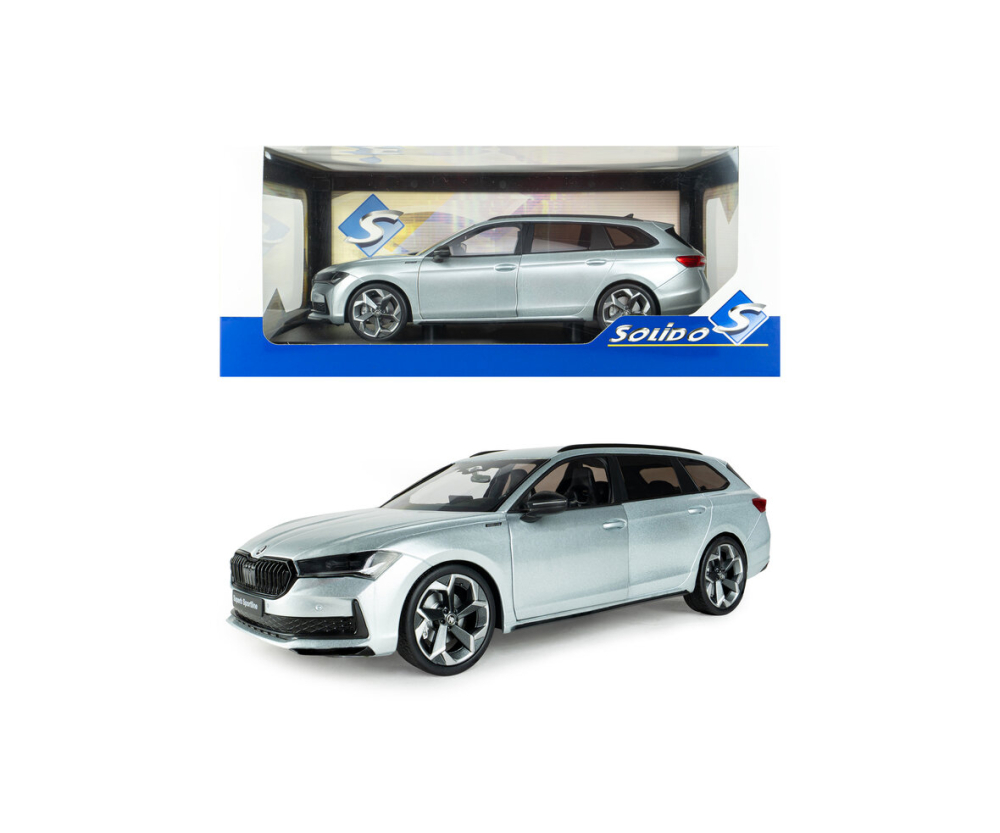 Solido 1:18 Skoda Superb Combi Mineral grau