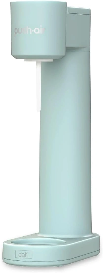 PEARLCO 502039 Wassersprudler PushAir Set Mint inkl. CO₂-Zylinder und 2 Flaschen