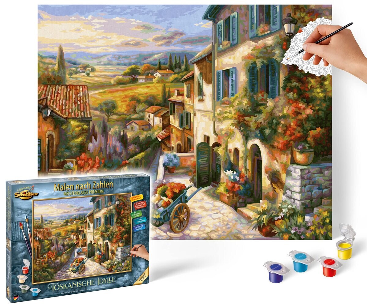 Schipper Mnz - Toskanische Idylle - Malset Mit Mediterranem Flair 609130879 Kunst, Malerei, Pinsel, Gerät, Werkzeug
