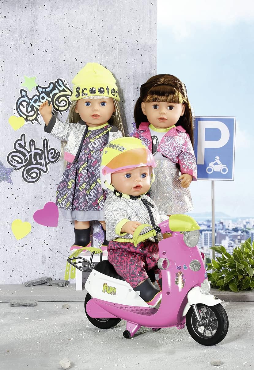E-Scooter, Person, Rad, Puppe, Baby