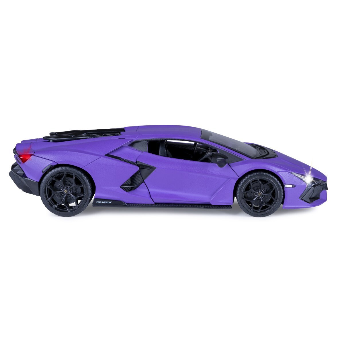 JAMARA Lamborghini Revuelto Diecast 1:32 lila inkl. Knopfzellen ab 3 Jahren
