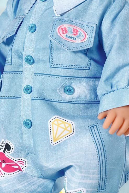 BABY born® Deluxe Jeans Overall, 43cm