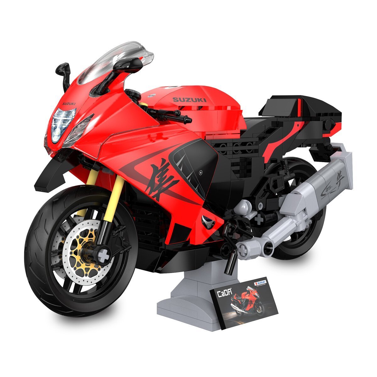 JAMARA CaDA Suzuki Hayabusa 1:12 rot Bricks ab 8 Jahren JAMARA CaDA Suzuki Hayabusa 1:12 rot Bricks ab 8 Jahren