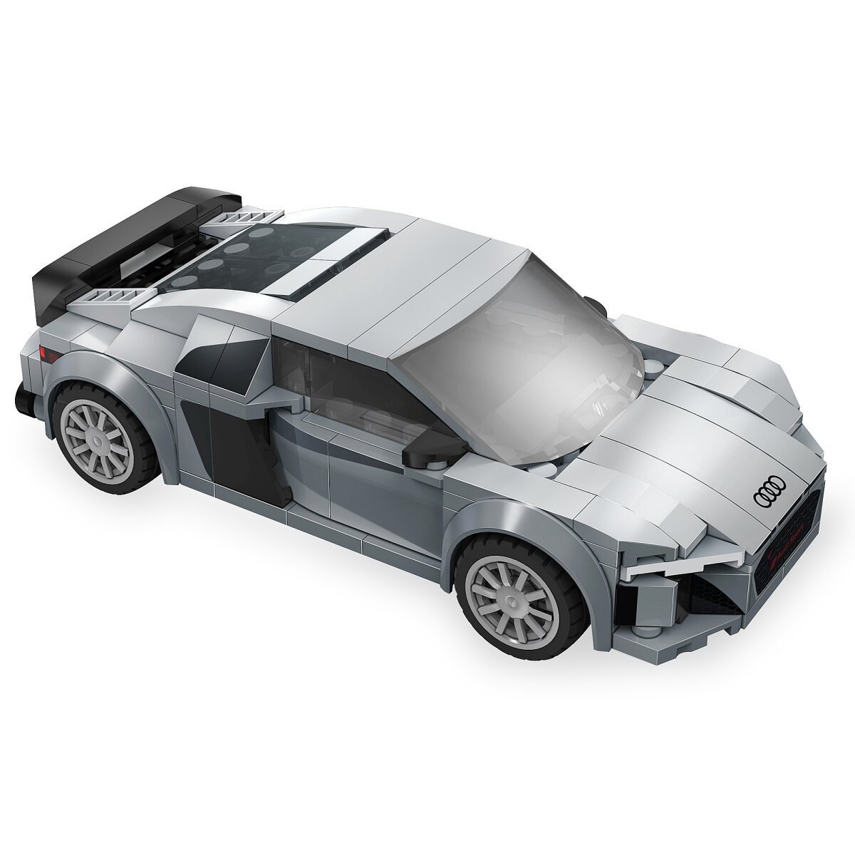 JAMARA CaDA Audi R8 Coupé 1:24 grau Bricks ab 8 Jahren