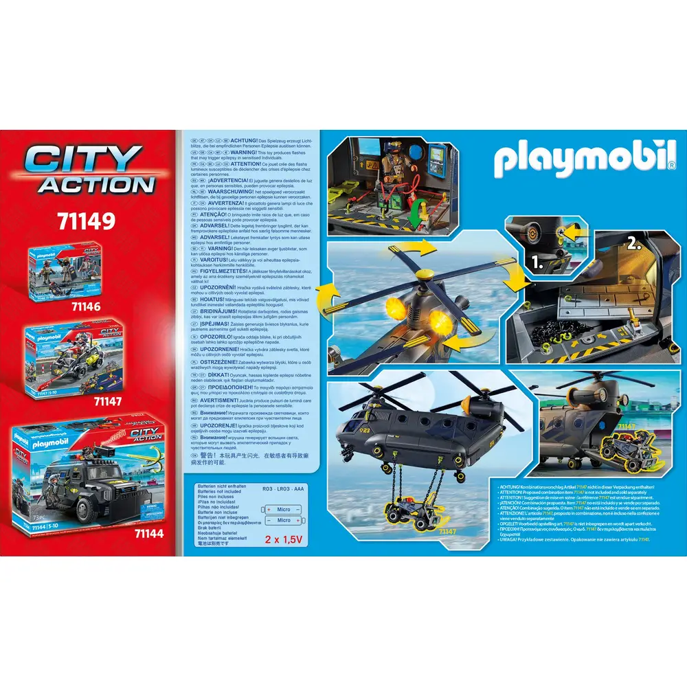PLAYMOBIL 71149 SWAT-Rettungsflugzeug