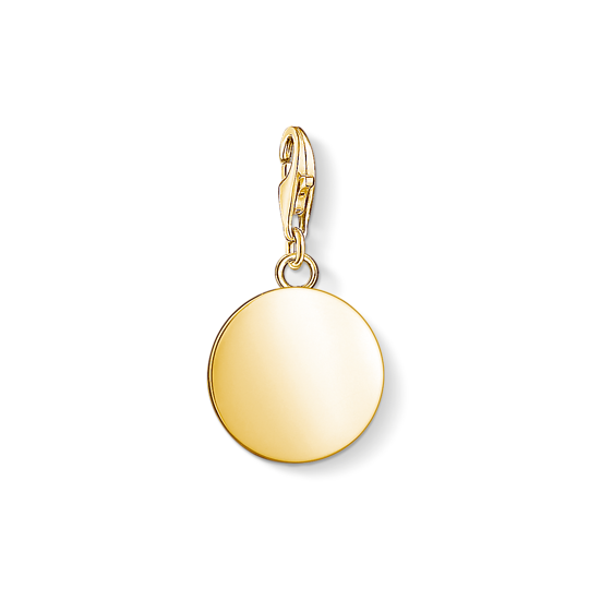 Thomas Sabo Anhänger Charm-Club Coin 925 Sterling Silber Vergoldet Gelbgold 1637-413-39 Thomas, Sabo, Anhänger, Charm-Club, Coin, 925, Sterling, Silber, Vergoldet, Gelbgold, 1637-413-39, Gold, Zubehör, Schmuck, Ohrring