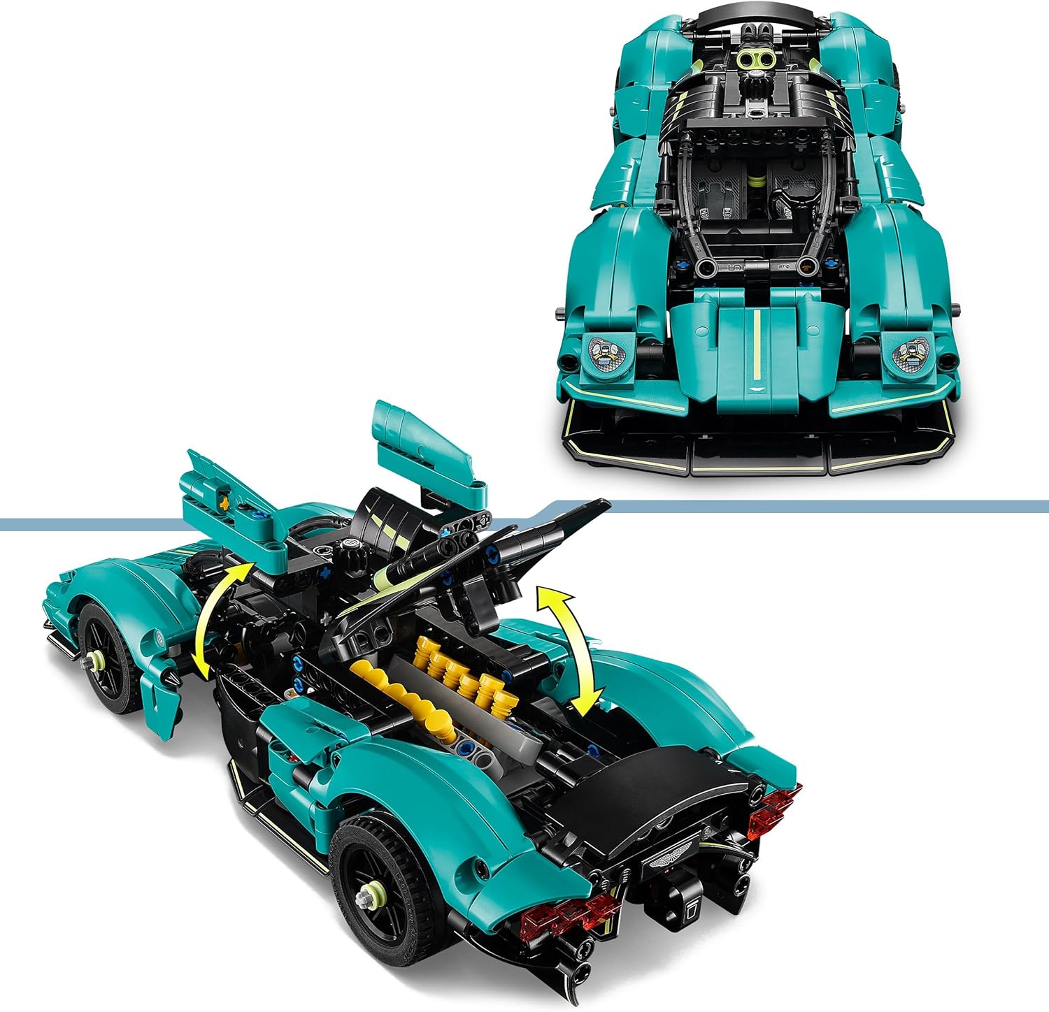 LEGO® Technic 42208 Aston Martin Valkyrie Gras, Pflanze, Rasen, Rasenmäher, Werkzeug