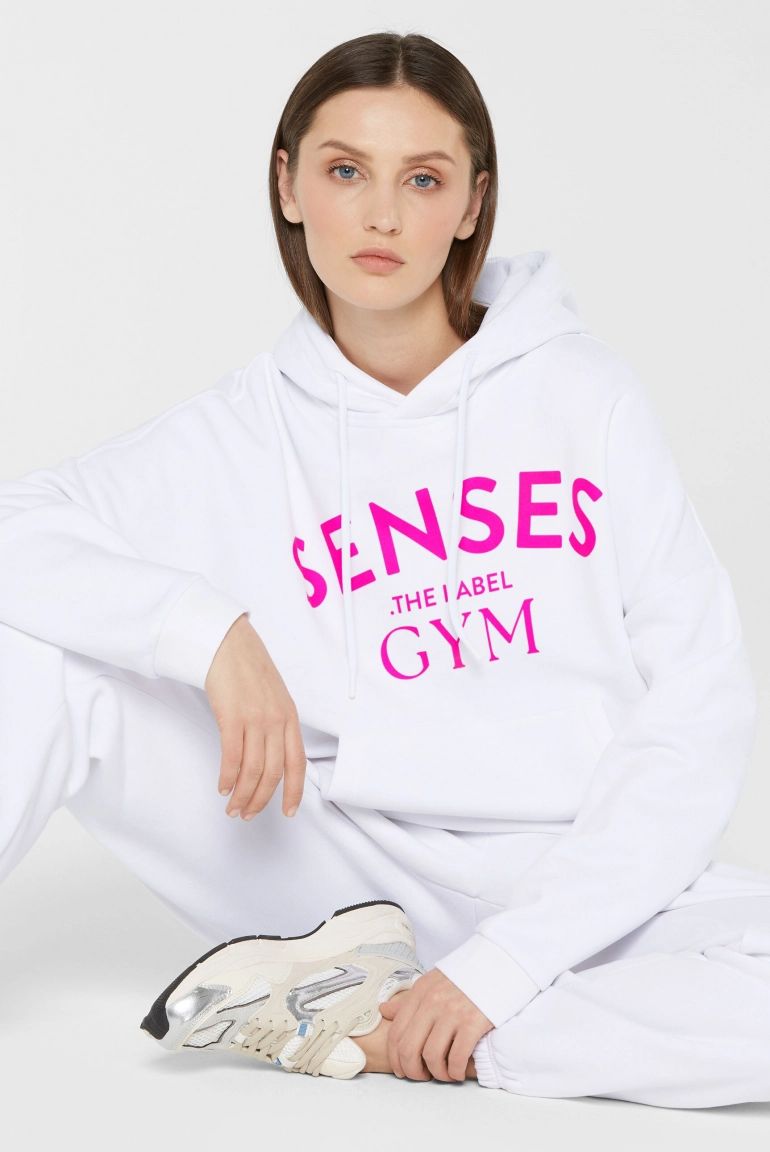 SENSES 2509365733 Hoodie SE: RENITY mit Print, Damen, Weiß SENSES 2509365733 Hoodie SE: RENITY mit Print, Damen, Weiß