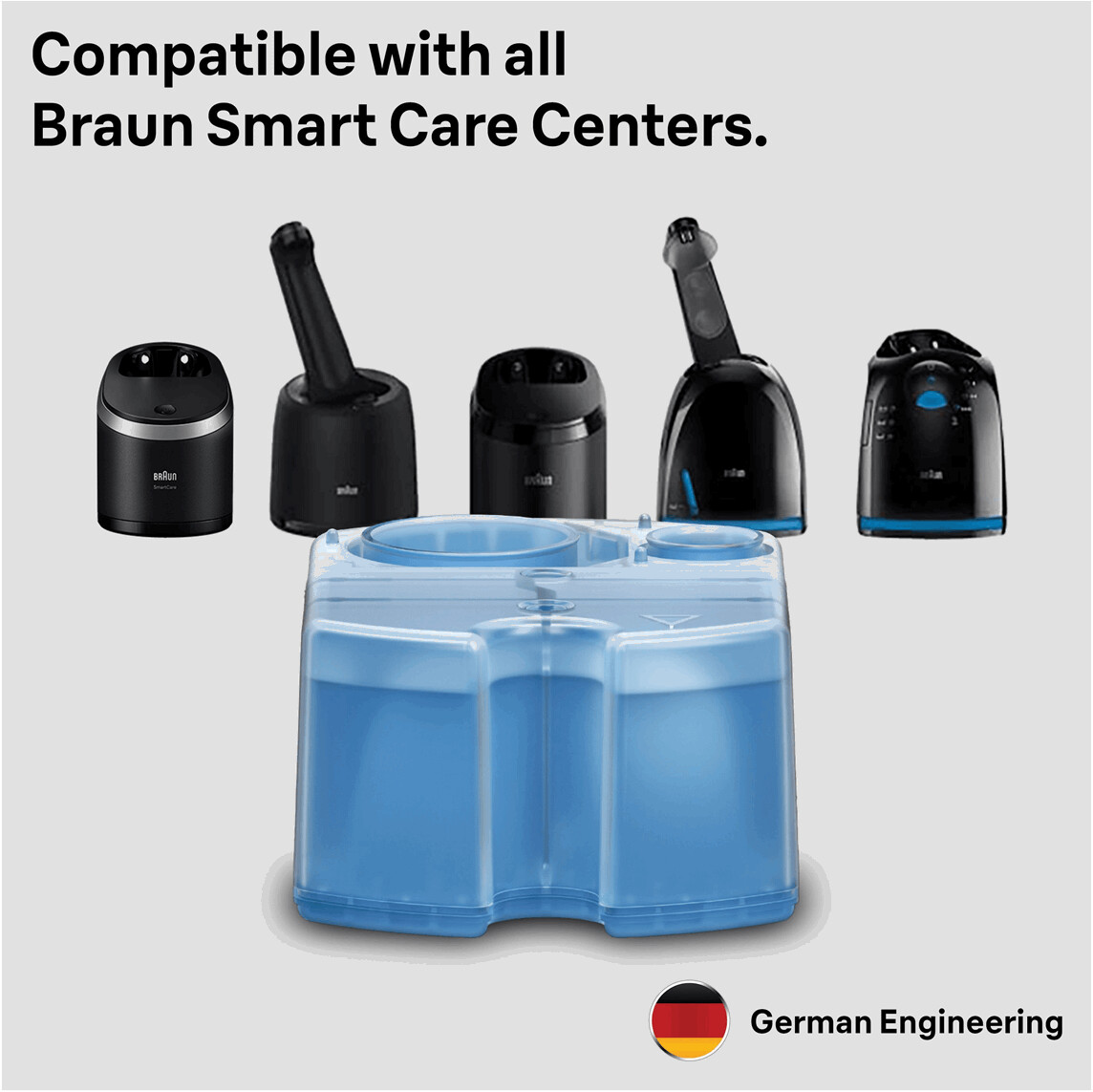 Braun 3in1 ShaverCare Reinigungskartuschen für Rasierer - 6 Stück