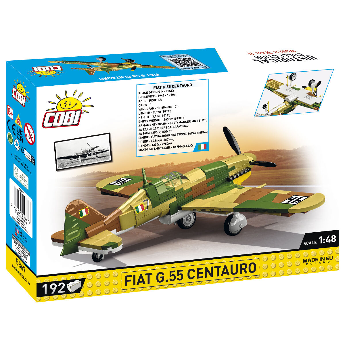 COBI 5867 - FIAT G.55 Centauro - Bild 2 COBI 5867 - FIAT G.55 Centauro - Bild 2