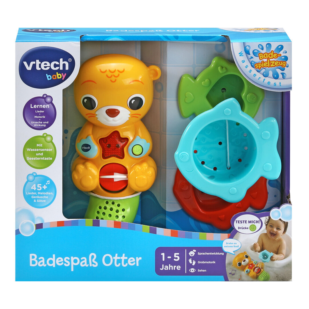 VTech Badespaß Otter 80-562904 VTech, Badespaß, Otter, 80-562904, Spielzeug, Baby, Person, Gesicht, Kopf