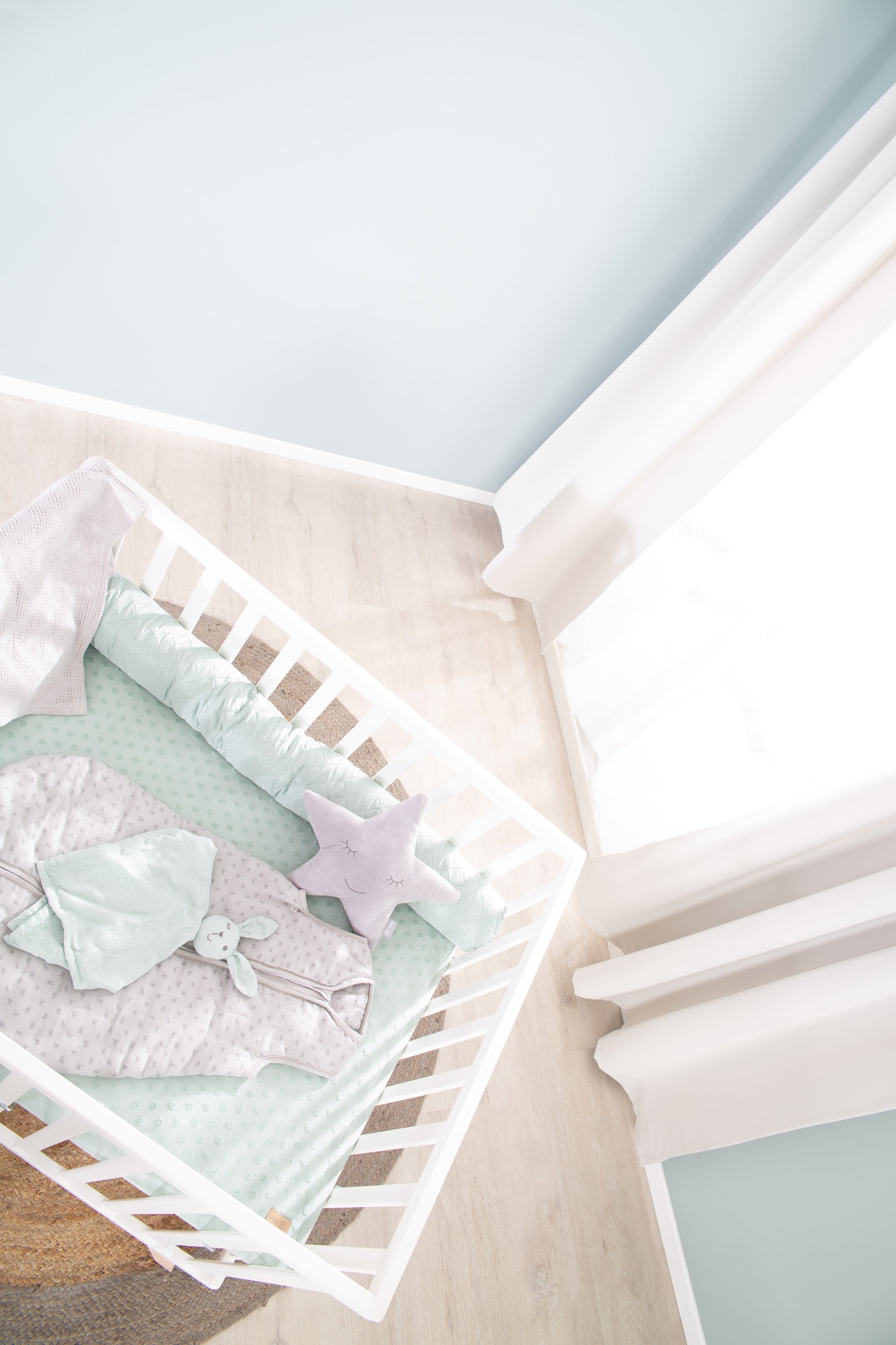 Roba 0242WEG240 Laufgitter 75x100 cm +Füße frosty green weiß - Produktbild 13