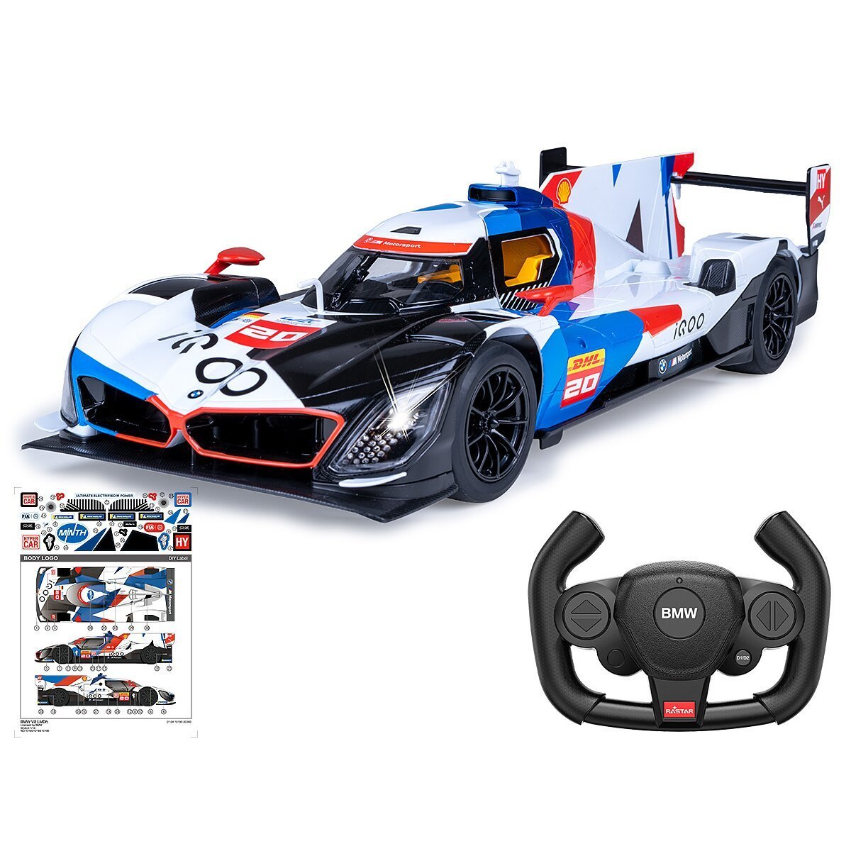 JAMARA BMW M Hybrid V8 LMDH 1:14 weiß 2,4GHz Tür manuell ab 6 Jahren
