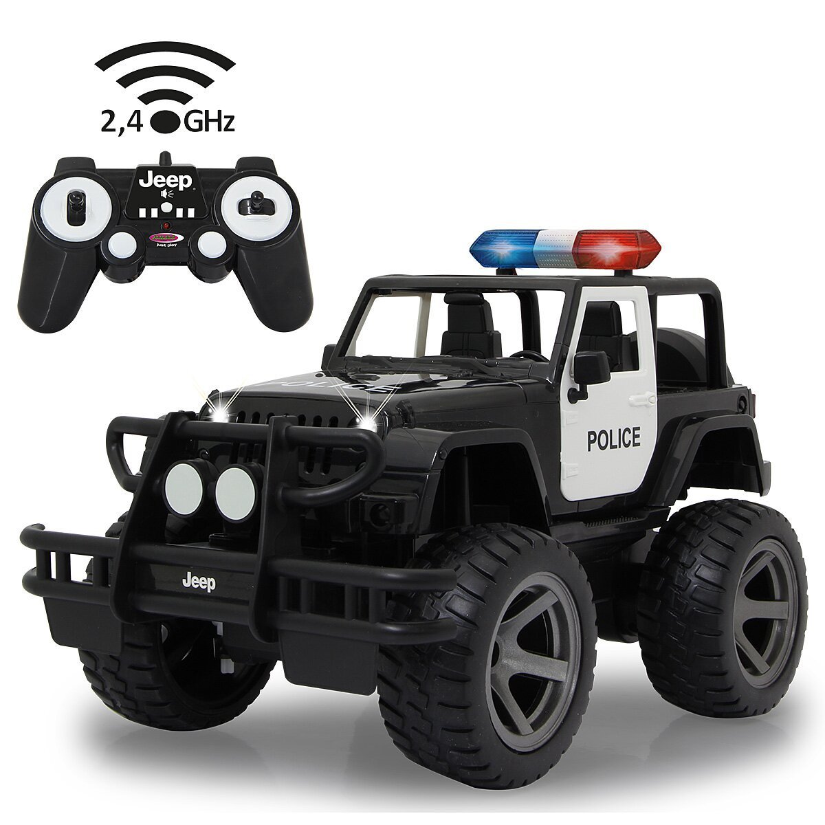 JAMARA Jeep Wrangler Police 1:14 2,4GHz ab 6 Jahren JAMARA Jeep Wrangler Police 1:14 2,4GHz ab 6 Jahren