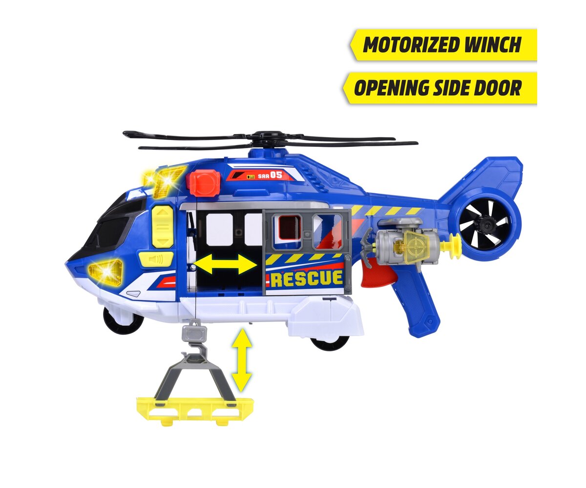 Dickie Toys Helicopter 203307002 Flugzeug, Hubschrauber, Fahrzeug, Maschine, Rad
