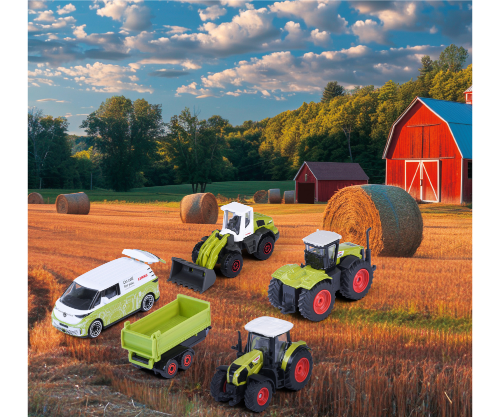 Majorette Claas Farm 5 Pieces Giftpack Majorette Claas Farm 5 Pieces Giftpack