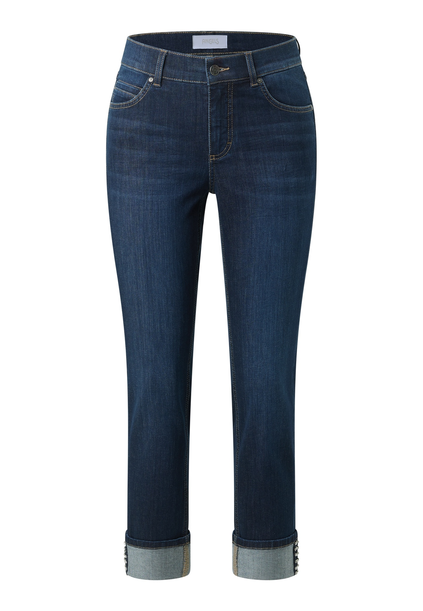 ANGELS 346346700 Damen Jeans Cira Glow 7/8 Slim Fit - Dunkelblau ANGELS 346346700 Damen Jeans Cira Glow 7/8 Slim Fit - Dunkelblau