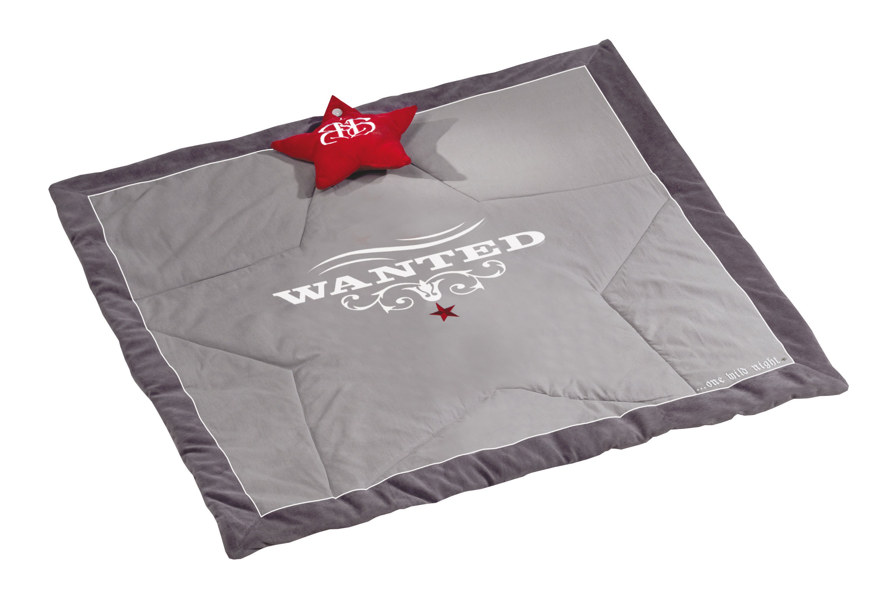 Roba 1406RS1 Spiel- Krabbeldecke Rock Star Baby 1 grau – Krabbeldecken - grau - Krabbeldecken - Produktbild 1