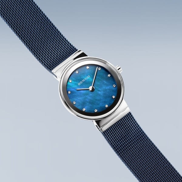 Bering 10126-307 Damenuhr, Milanaise, Blau/Silber Bering 10126-307 Damenuhr, Milanaise, Blau/Silber