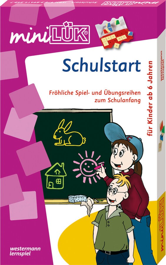 miniLÜK Set Schulstart miniLÜK, Set, Schulstart, Person, Buch, Gesicht, Plakat