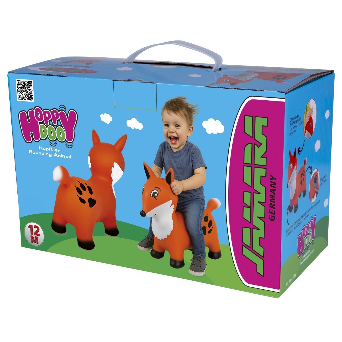 JAMARA Hüpftier Fuchs HoppyDoo mit Pumpe ab 12 Monaten JAMARA Hüpftier Fuchs HoppyDoo mit Pumpe ab 12 Monaten