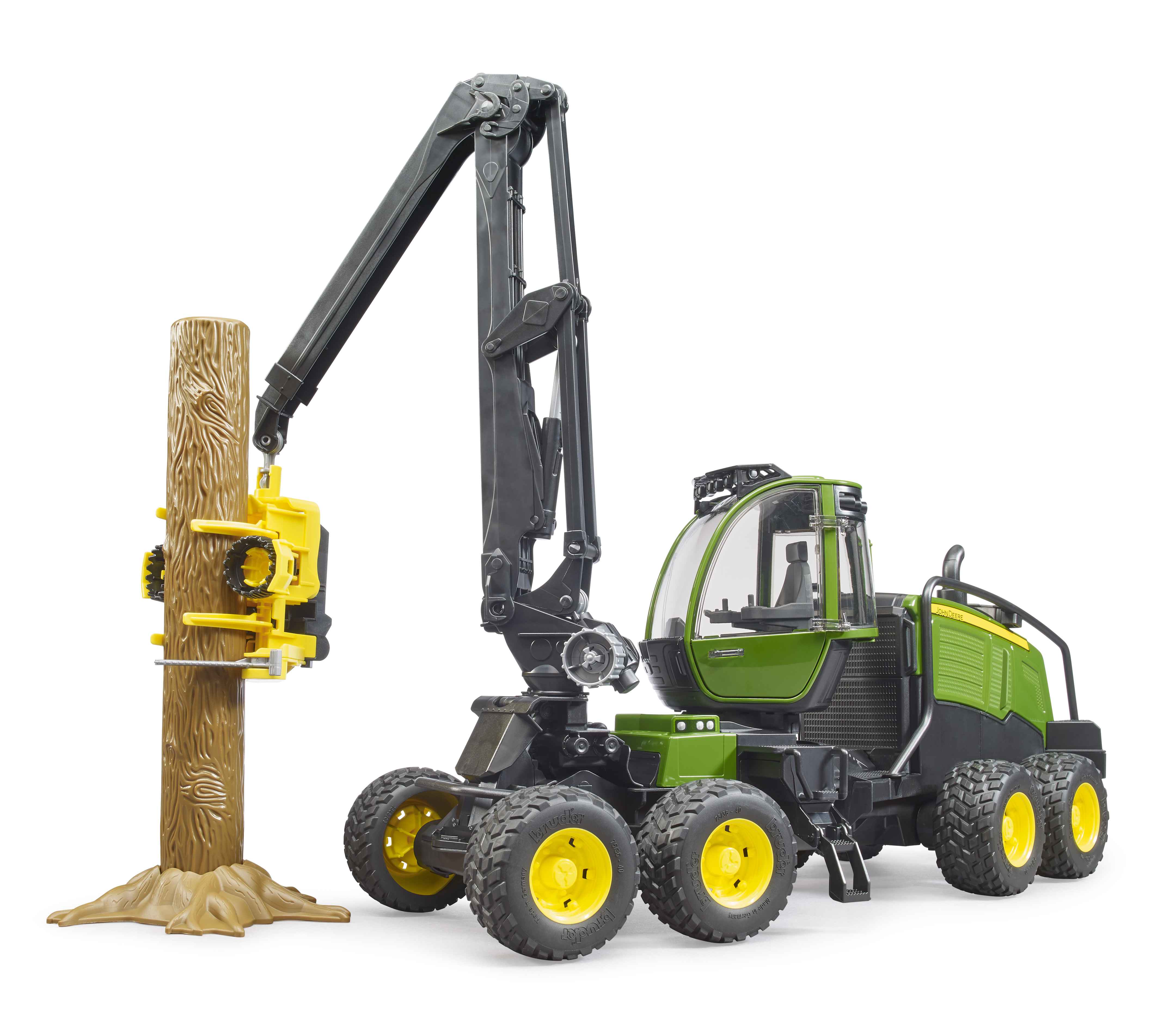 BRUDER 02135 - John Deere 1270G Harvester mit 1 Baumstamm - Bild 4 BRUDER 02135 - John Deere 1270G Harvester mit 1 Baumstamm - Bild 4